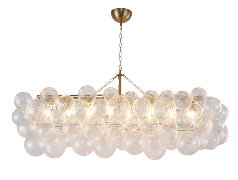 Bethel International in Brass Frame Chandelier Model: KM15C50BR