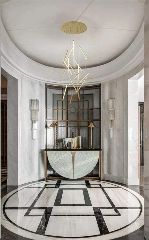 Bethel International in Brass LED Chandelier Model: LTY01C32BR
