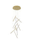 Bethel International in Brass LED Chandelier Model: LTY02C24BR