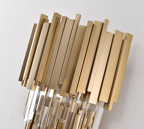 Bethel International in Brushed Gold Wall Sconce Model: MU24-2W19BR