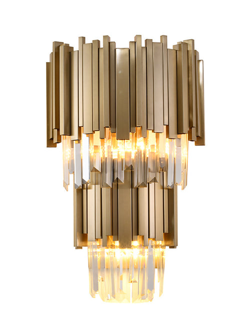 Bethel International in Brushed Gold Wall Sconce Model: MU24-2W19BR