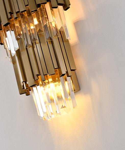 Bethel International in Brushed Gold Wall Sconce Model: MU24-2W19BR