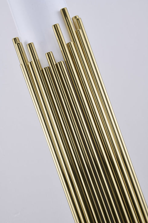 Bethel International in Champagne Gold Floor Lamp Model: MU137F29GD