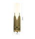 Bethel International in Champagne Gold Table Lamp Model: MU136T24GD