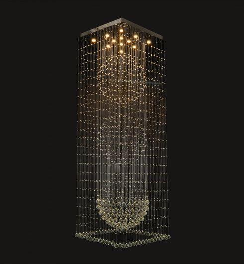 Bethel International in Chrome Chandelier Model: KM08C31CH