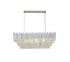 Bethel International in Chrome Rectangular Frame Chandelier Model: GL406C47CH