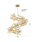 Bethel International in Gold Chandelier Model: IMP30GD