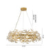 Bethel International in Gold Chandelier Model: IMP32GD