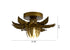Bethel International in Gold Flush Mount Model: LEGA01