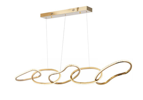 Bethel International in Gold LED Chandelier Model: GL413C62CG