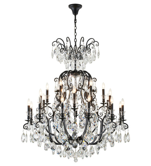 Bethel International in Matte Black Chandelier Model: BET78C51BLK