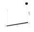 Bethel International in Matte Black LED Chandelier Model: LTY03C55BLK