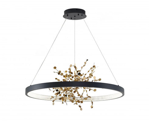 Bethel International in Sand Black LED Chandelier Model: GL350C32B-2