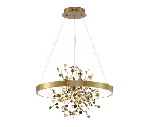 Bethel International in Sand Black LED Chandelier Model: GL351C24B-2
