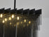 Bethel International in Satin Black Chandelier Model: IMG12C31BK