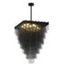 Bethel International in Satin Black Chandelier Model: IMG12C31BK