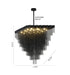 Bethel International in Satin Black Chandelier Model: IMG13C39BK