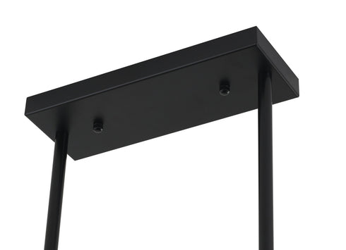 Bethel International in Satin Black Chandelier Model: IMG14C47BK