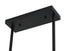 Bethel International in Satin Black Chandelier Model: IMG14C47BK