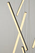 Bethel International in Satin Black LED Chandelier Model: LTY02C24BLK