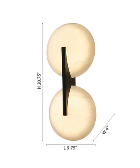 Bethel International in Satin Black LED Wall Sconce Model: KAC16