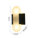 Bethel International in Satin Black LED Wall Sconce Model: KAC22