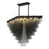 Bethel International in Satin Black Prism Chandelier Model: IMG08C47B
