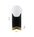 Bethel International in Satin Brass and Black Table Lamp Model: MU134CT16BR