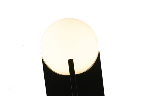 Bethel International in Satin Brass and Black Table Lamp Model: MU134CT16BR