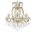Bethel International in Satin Brass Chandelier Model: LA4307C33BR