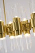 Bethel International in Satin Brass Chandelier Model: MU132C38BR