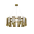 Bethel International in Satin Brass LED Chandelier Model: MU125C12BR