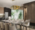 Bethel International in Satin Brass LED Chandelier Model: MU140C60BR