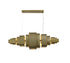 Bethel International in Satin Brass LED Chandelier Model: MU140C60BR
