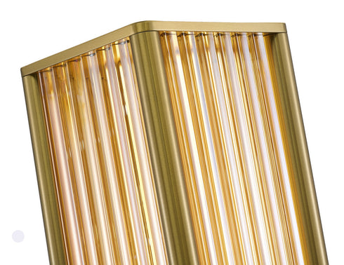 Bethel International in Satin Brass LED Floor Lamp Model: MU139F60BR