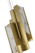 Bethel International in Satin Brass LED Pendant Model: MU127C3BR