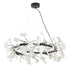 Bethel International Round in Black Frame Chandelier Model: CX02C31BLK