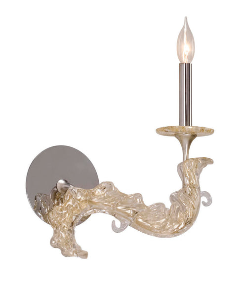 Corbett Cielo Wall Sconce in Silver Leaf Finish Model: 221-12