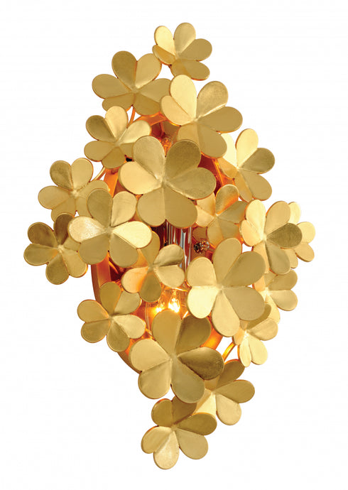 Corbett Gigi Wall Sconce in Gold Leaf Finish Model: 260-14-GL
