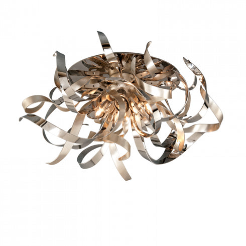 Corbett Graffiti 4 Light Semi Flush Model: 154-34-SL/SS