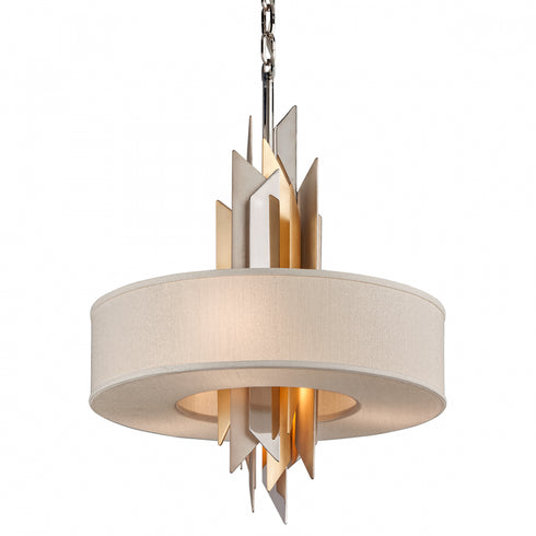 Corbett Modernist 4 Light Pendant Model: 207-44-SS/WSL/GL
