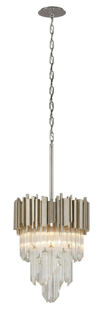 Corbett Mystique Pendant in MODERN SILVER LEAF Finish Model: 226-44
