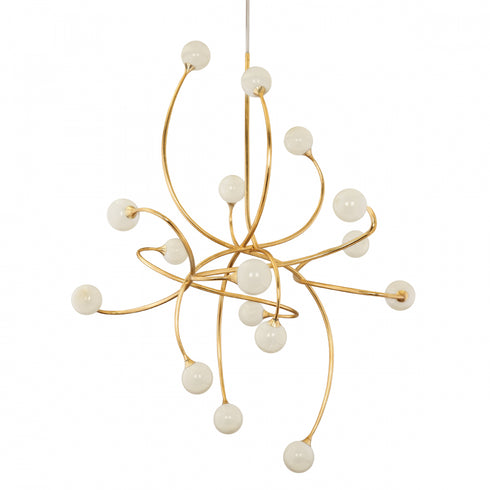 Corbett Signature Chandelier in Gold Leaf Finish Model: 294-716-GL