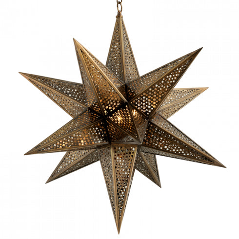 Corbett Star Of The East 3 Light Chandelier Model: 302-73-OWB
