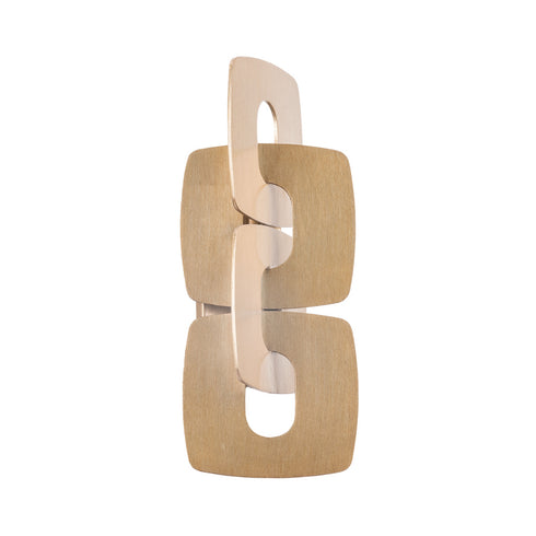 Corbett TRENTINO Wall Sconce in Stria Gold Leaf Finish Model: 514-02-SGL