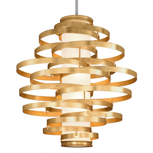 Corbett Vertigo Chandelier in Gold Leaf Finish Model: 225-76-GL