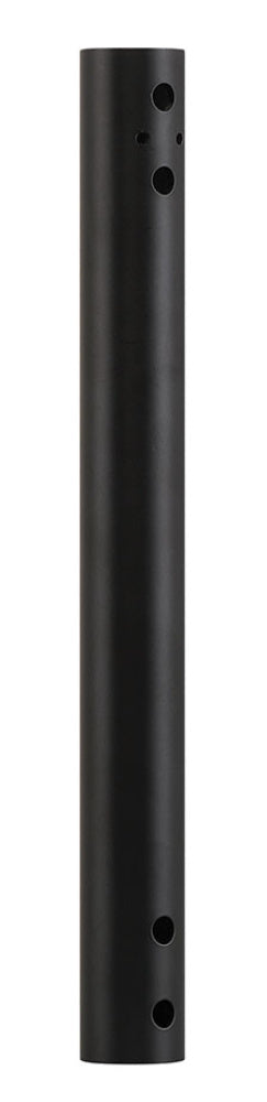 Craftmade 12 Inch Downrod for PRT144FB6 1.25 Inch Diameter in Flat Black Finish Model: DRP12FB