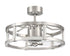 Craftmade 18 Inch Alexis in Brushed Polished Nickel With Clear Acrylic Blades Model: ALS24BNK3
