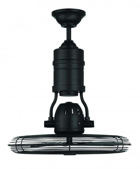 Craftmade 18 Inch Bellows III Indoo Outdoor (Damp) in Flat Black With in Flat Black Blades Model: BW321FB3