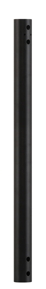 Craftmade 18 Inch Downrod for PRT144FB6 1.25 Inch Diameter in Flat Black Finish Model: DRP18FB